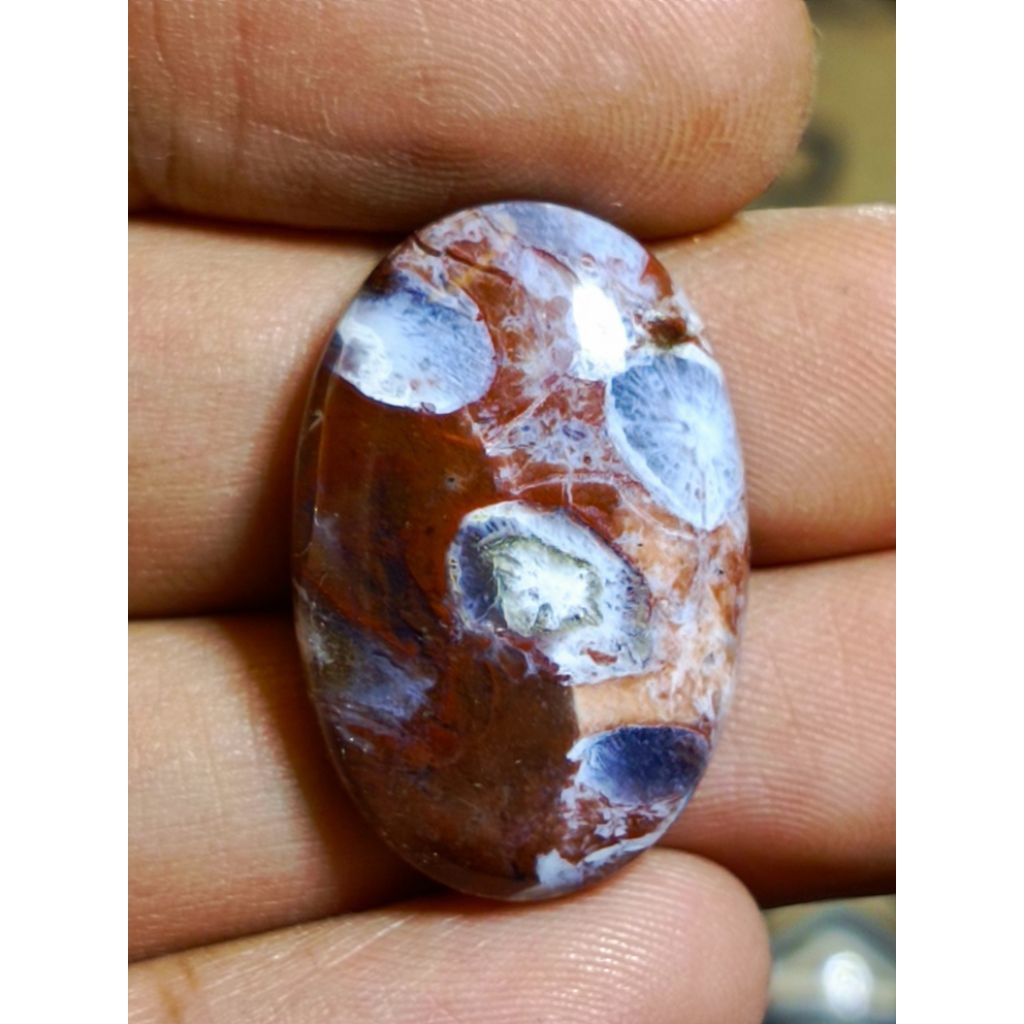 Batu akik Teratai merah TopHQ