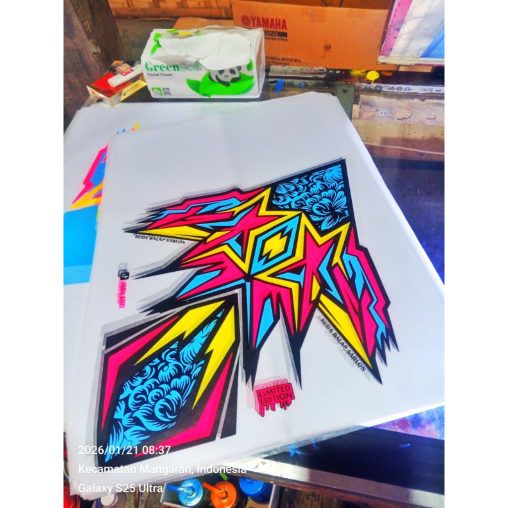 Kertas Layangan Sukoi 4 Warna PREMIUM