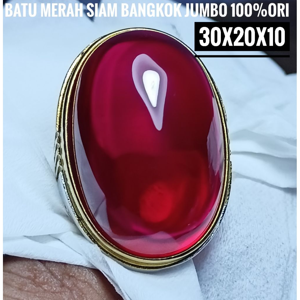 CINCIN BATU MERAH SIAM BANGKOK JUMBO TOP QUALITY 100%ORI