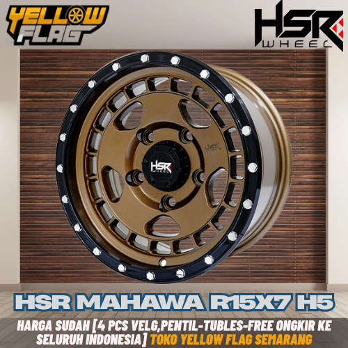Velg Offroad Hsr Ring 16 Matte Coffee Bronze Cocok Buat Mobil Taft Katana Jimny Velg Mobil Ring 16