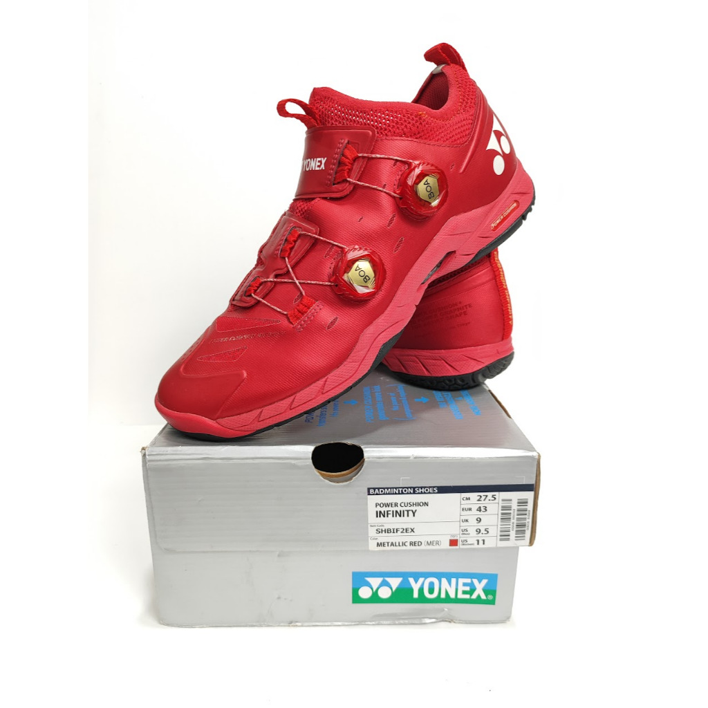 Sepatu Badminton Yonex Infinity 2 BOA Second Size 43/27.5CM