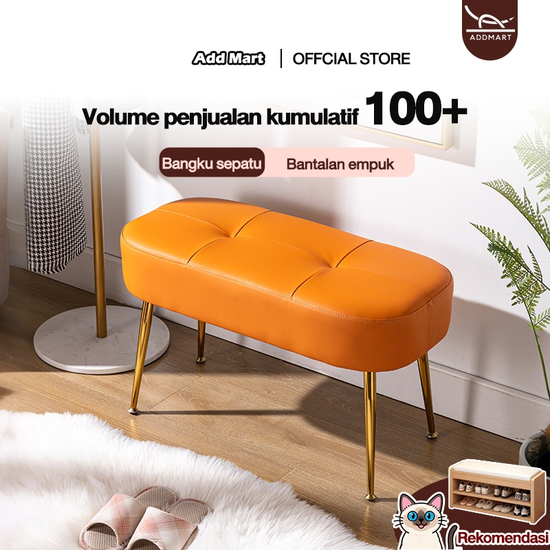 Bench Oval Sofa Minimalis Stool Panjang Stool Doubleseat Sofa Kursi Puff Panjang Sofa Murah
