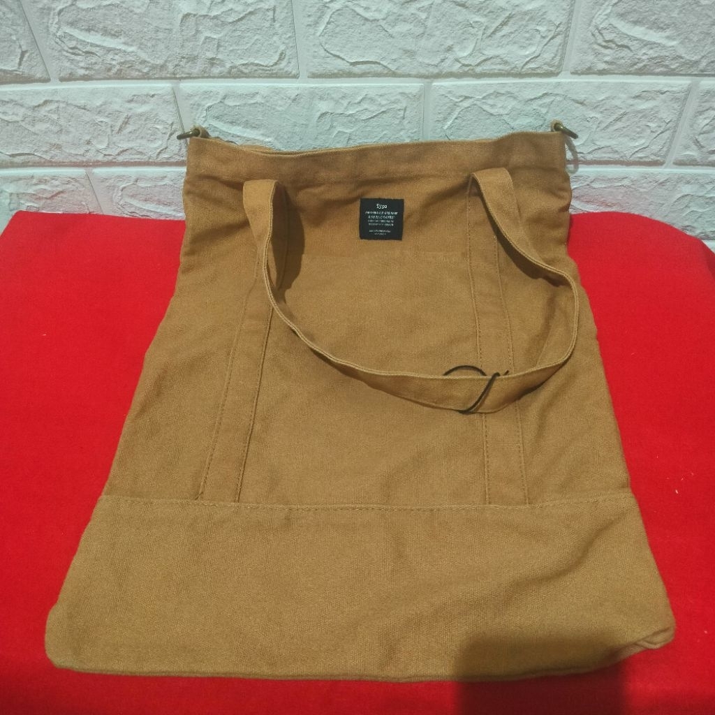 Typo Tote Bag Canvas Bag Preloved