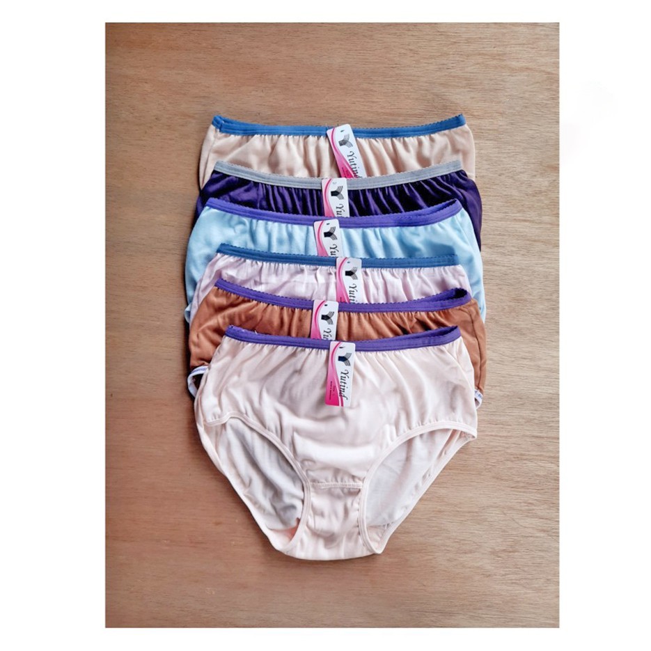 6 Pcs CD Yutind - Celana Dalam Wanita Dewasa - Mix Random Warna