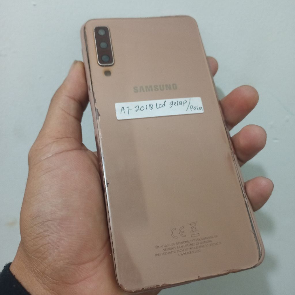samsung A7 2018 minus lcd