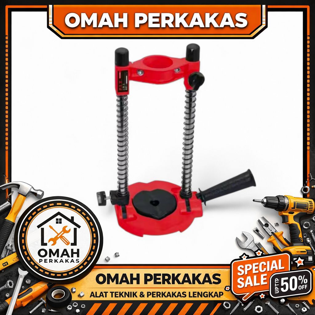 Drill Guide Stand Portable – Dudukan Bor Tangan Presisi & Stabil untuk Woodworking"