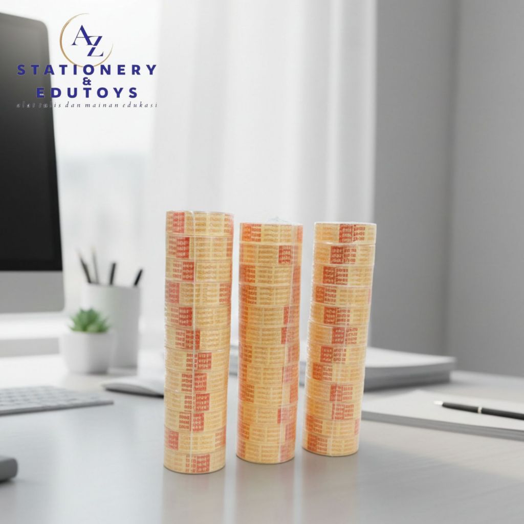 Plester Isolasi Bening Gold Tape Kecil Selotip Tape Plester Kecil