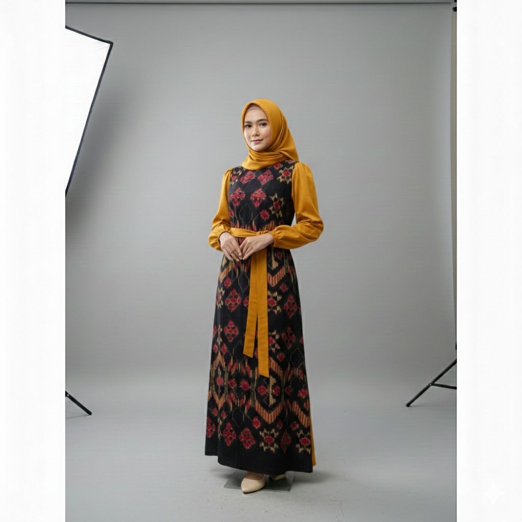 Fatimah Gamis Raya Tenun Series