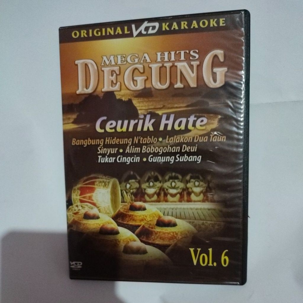 VCD KARAOKE MEGA HITS DEGUNG VOL6 CEURIK HATE
