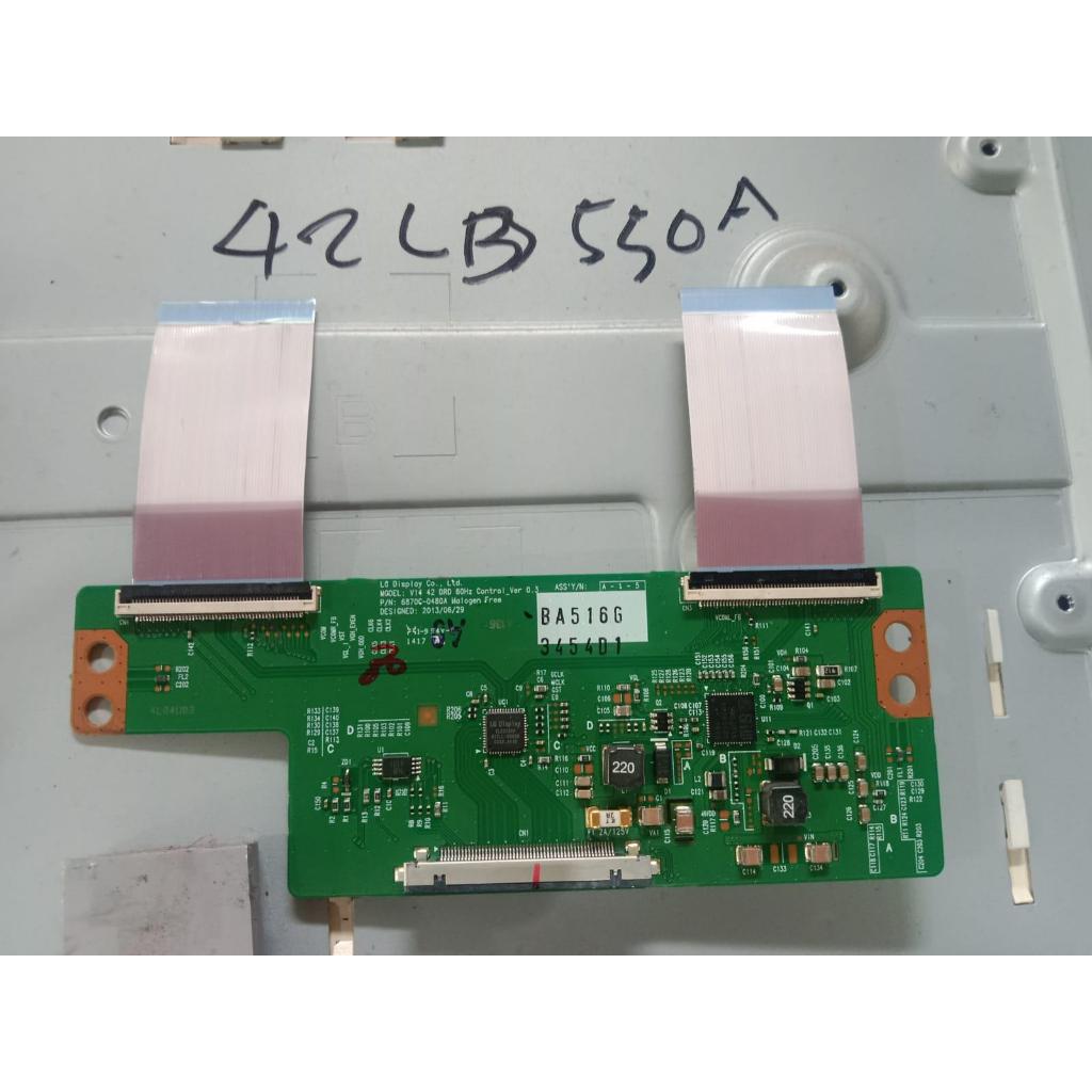 ORI COPOTAN T-CON TV LG  series 42LB550  42LF550 TV LED LG 42L INCH ORIGINAL   dari TV