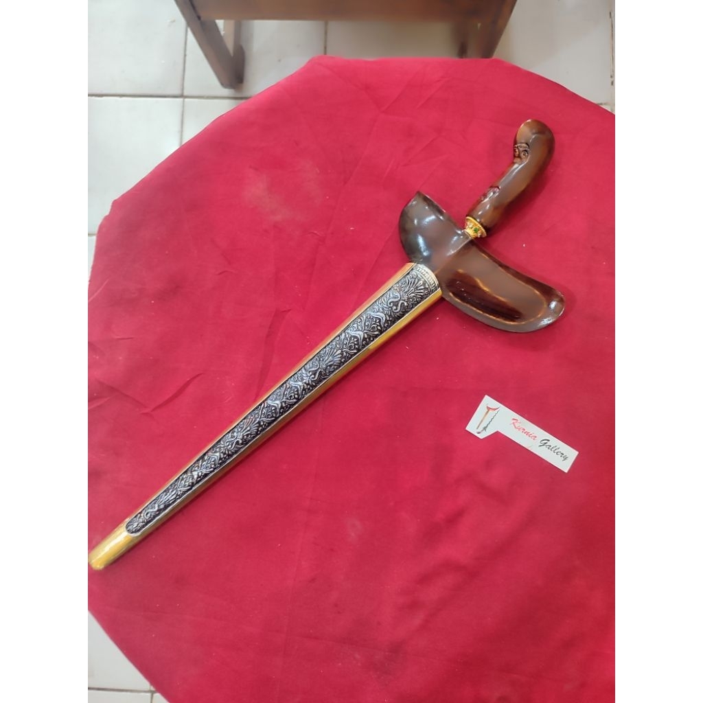 Keris Jangkung Luk 3 Warangka Jogja