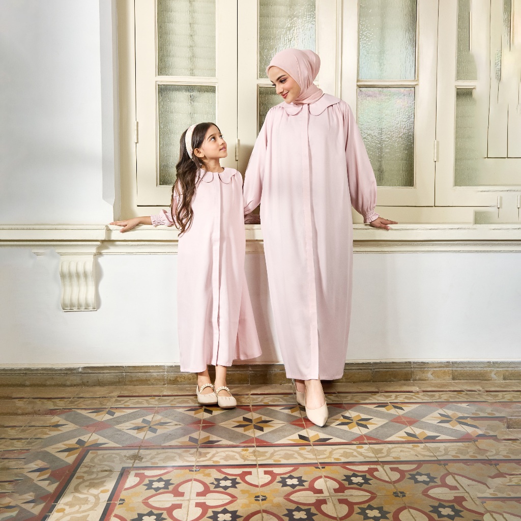 MFMW Oriana Dress Gamis Pink