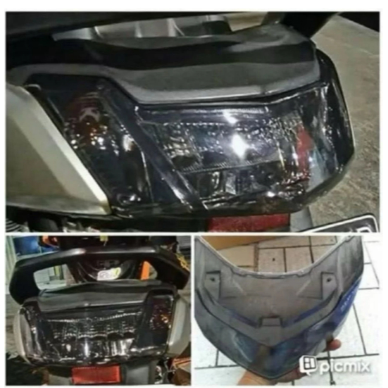 MIKA LAMPU STOP BELAKANG NMAX NEMO / KACA LAMPU STOP BELAKANG NMAX /MIKA KACA LAMPU REM STOPLAMP