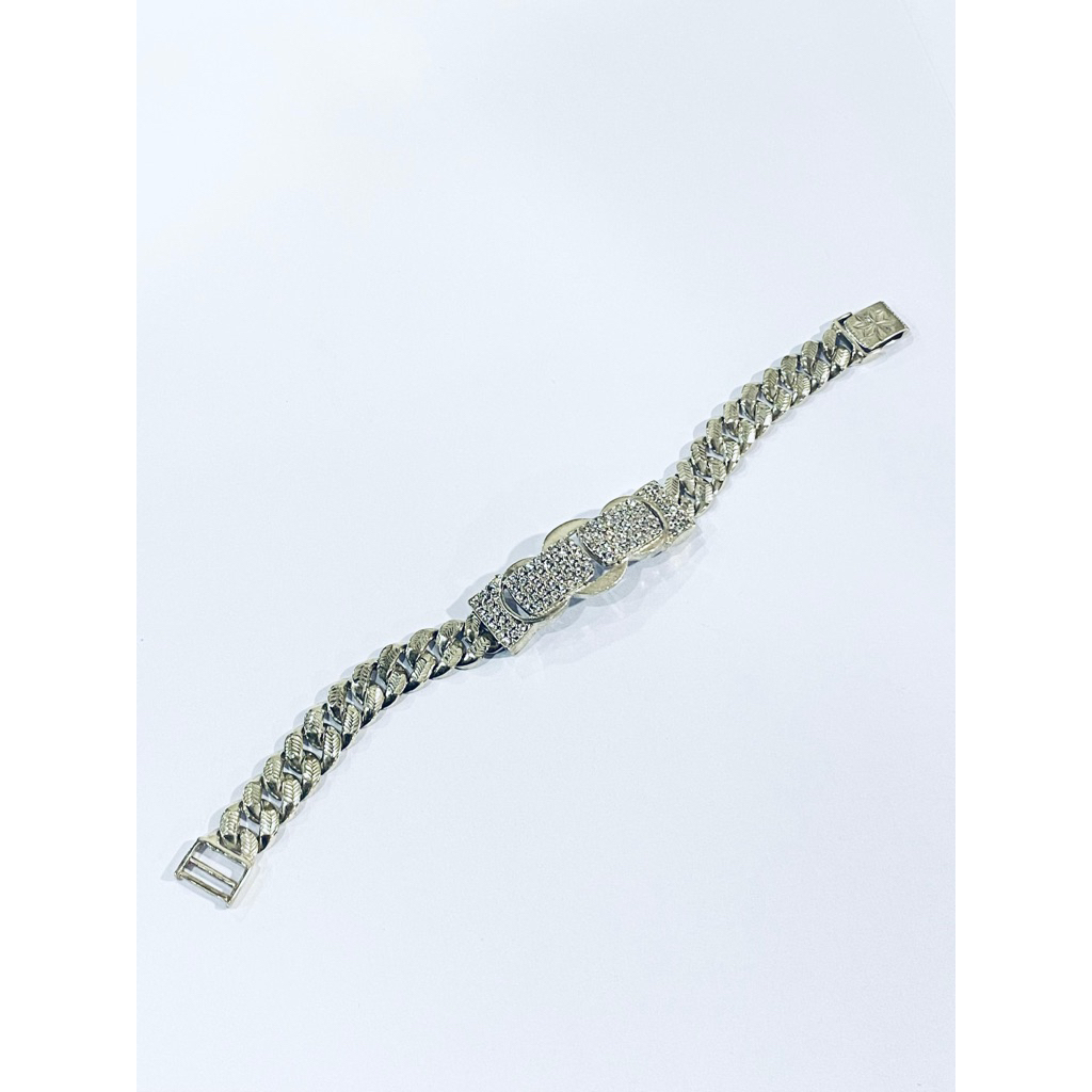 Gelang Perak 925 Sisik Naga Permata