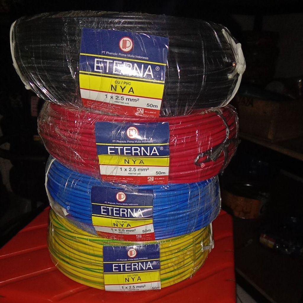 Kabel Listrik NYA Eterna 1x2,5@50M
