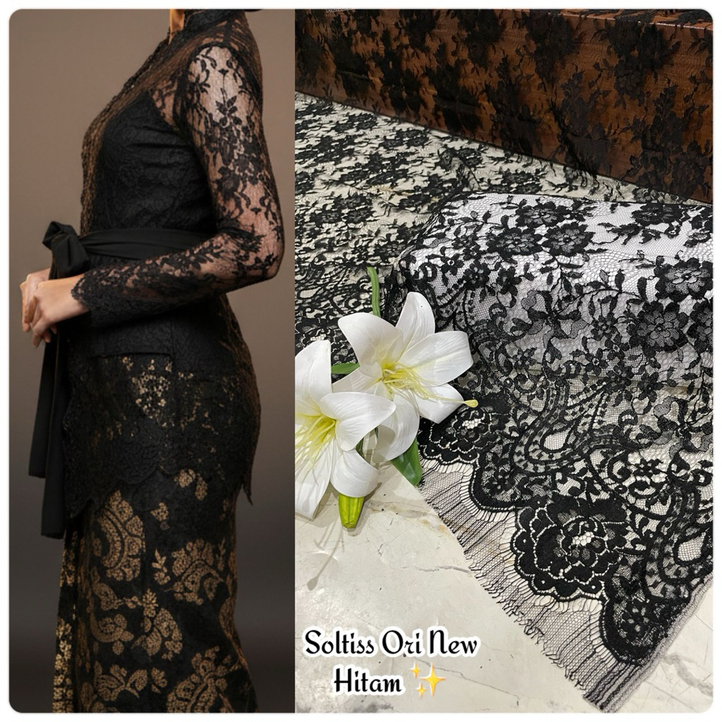 Kain Kebaya Perancis Solties / Solties French Lace / The Royal Heritage Collection / Exclusive Solst