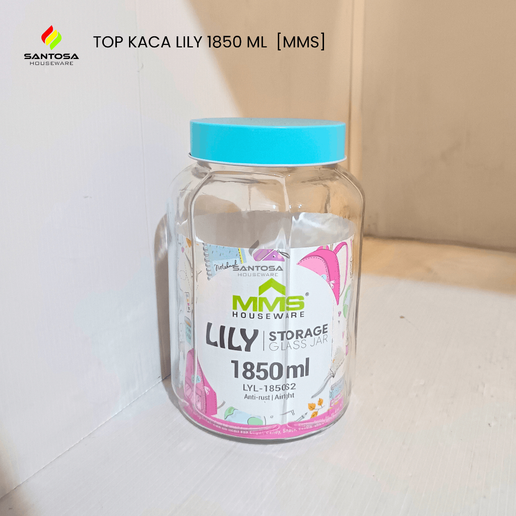 Toples Kaca Lily 1850ml [Mms]