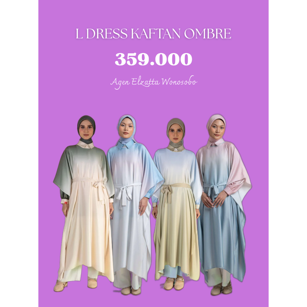 DAUKY L DRESS KAFTAN OMBRE