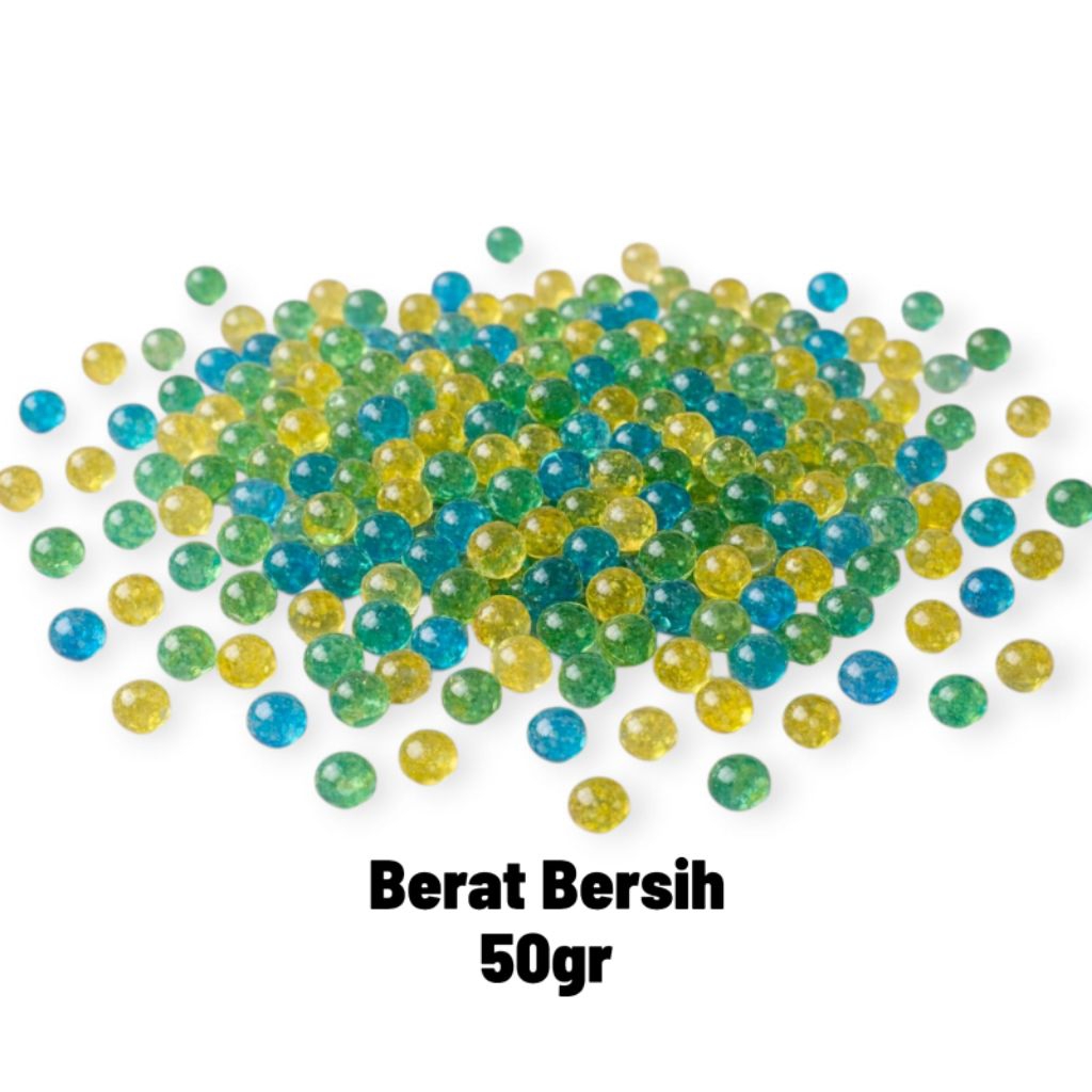 Aksesoris Dekorasi Pengharum Serbaguna Warna Mix 50 Gram Butir Klik