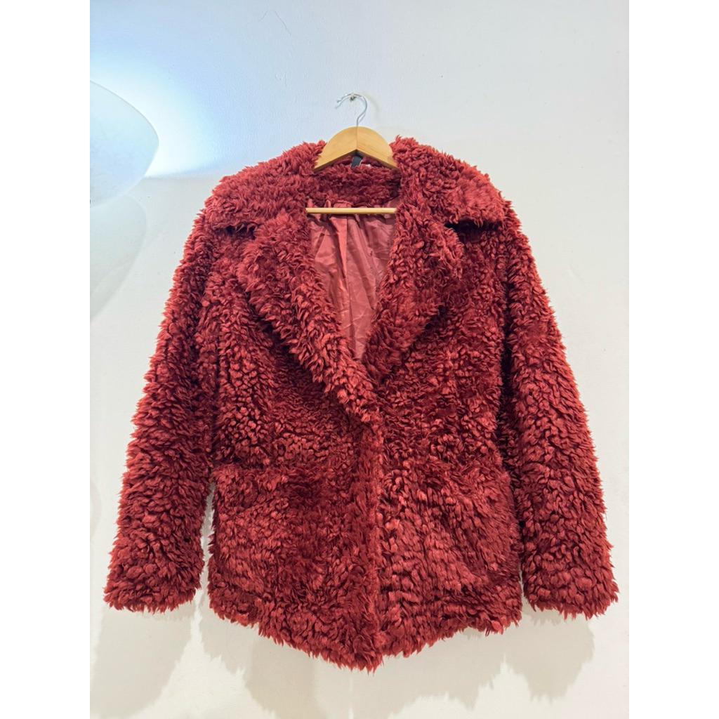 Jaket Winter Coat Fur Bulu H&M