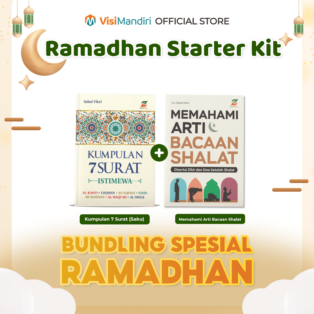 Limited Deals Ramadhan Paket Bacaan Ramadhan (Buku Saku Kumpulan 7 Surat Istimewa + Buku Memahami Ar