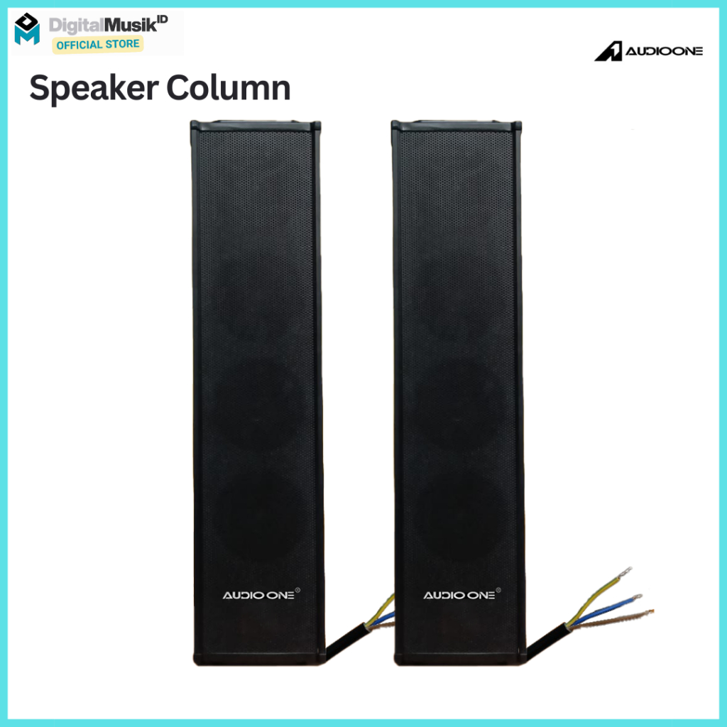 AUDIO ONE AO 202C Speaker Column 4x5 Inch 20W | Sound System Instalasi 1 Set (2 Box Speaker ) I DM
