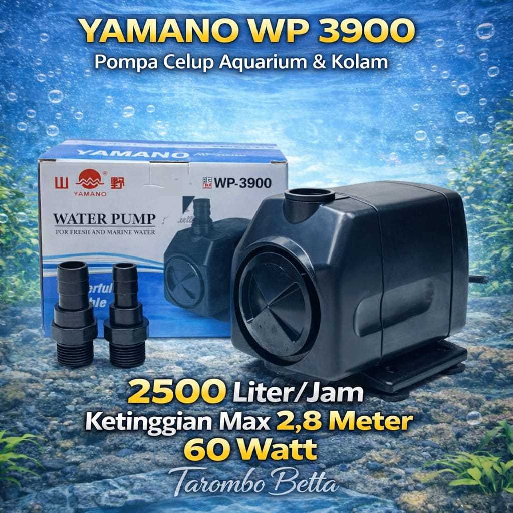 YAMANO WP 3900 - Pompa Air Celup Kolam Ikan Aquarium Aquascape WP3900
