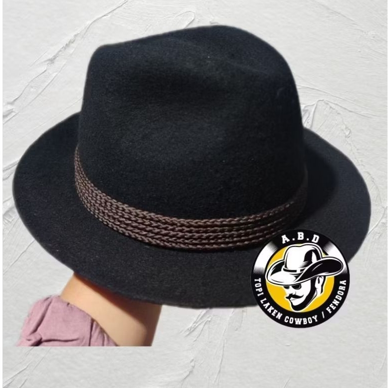 Topi Laken Fendora Asli, Topi Laken Asli, Topi Fedora, Topi Laken, Topi Wool, Topi Import, Topi Lake