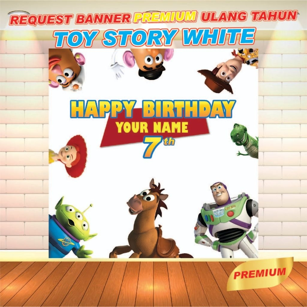 Banner Ulang Tahun Anak Custom | Gratis Desain | Cetak Banner 1x1 & 2x1