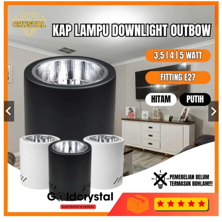 Downlight Outbow Mikolite 4 Inch Kap Lampu Downlight Outbow