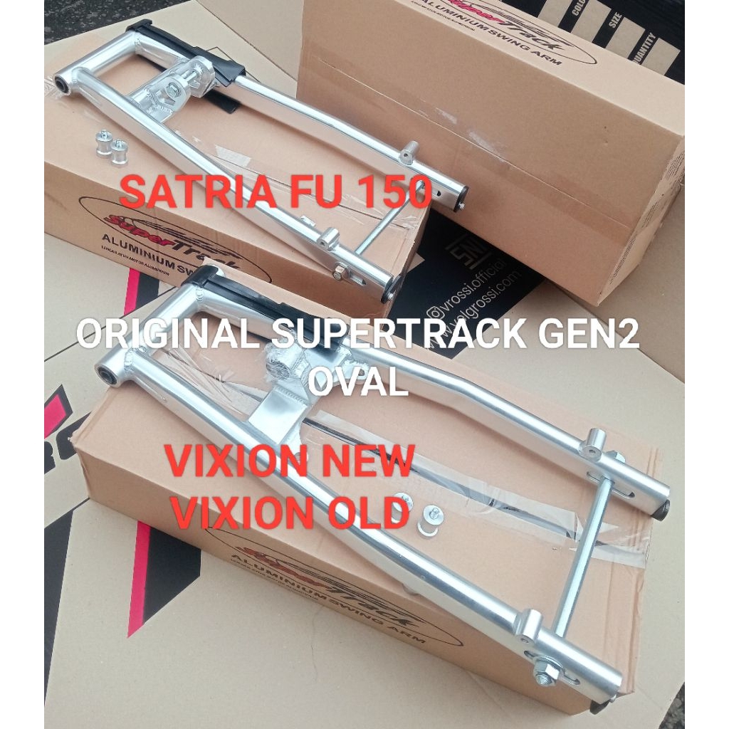 SWING ARM/SWIM ARM SASIS SUPERTRACK GEN2 OVAL PNP SATRIA FU 150 KARBU/ SATRIA FU 150 INJEKSI
