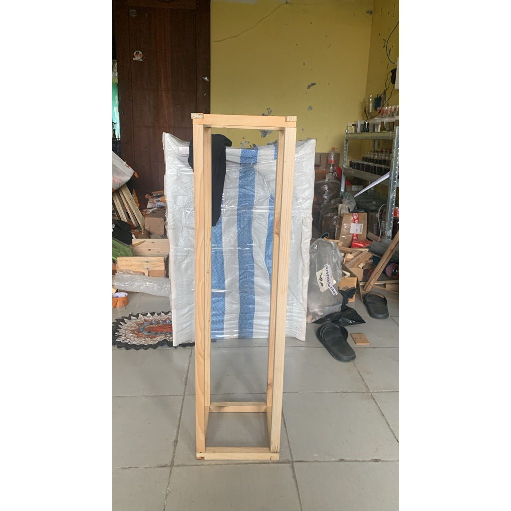 standing flower dekorasi kayu