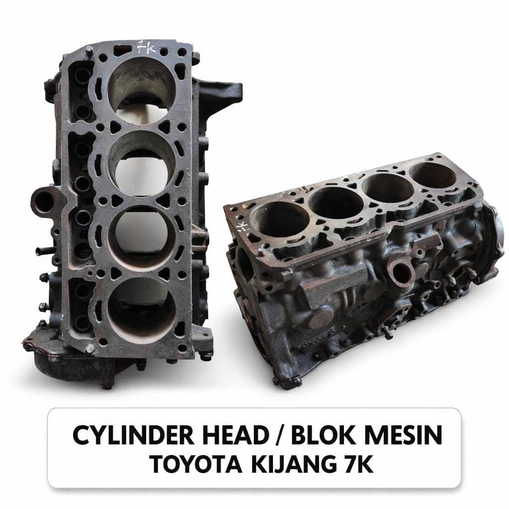 CYLINDER HEAD BLOK MESIN TOYOTA KIJANG 7K COPOTAN ASLI