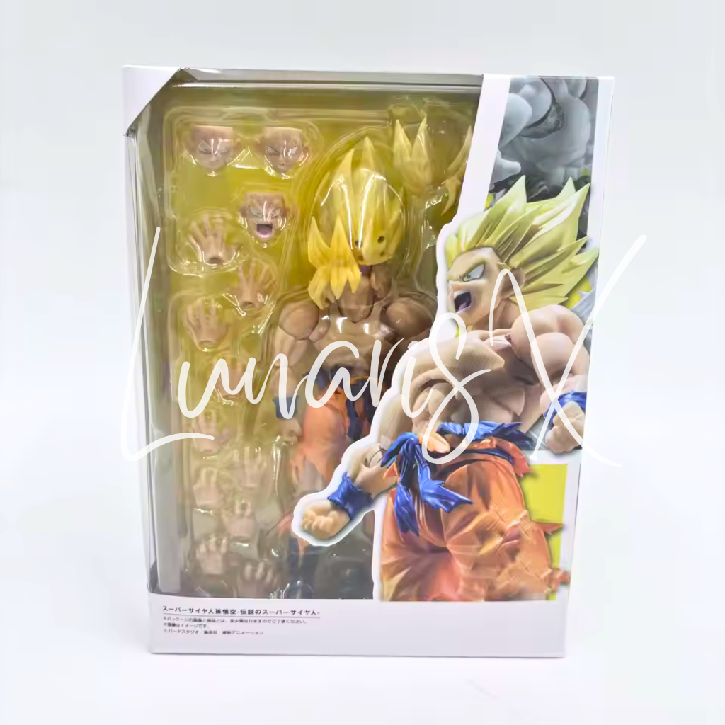 S.H.Figuarts SHF Dragon Ball Z Son Goku Legendary Super Saiyan Awakening Anime Action Figure
