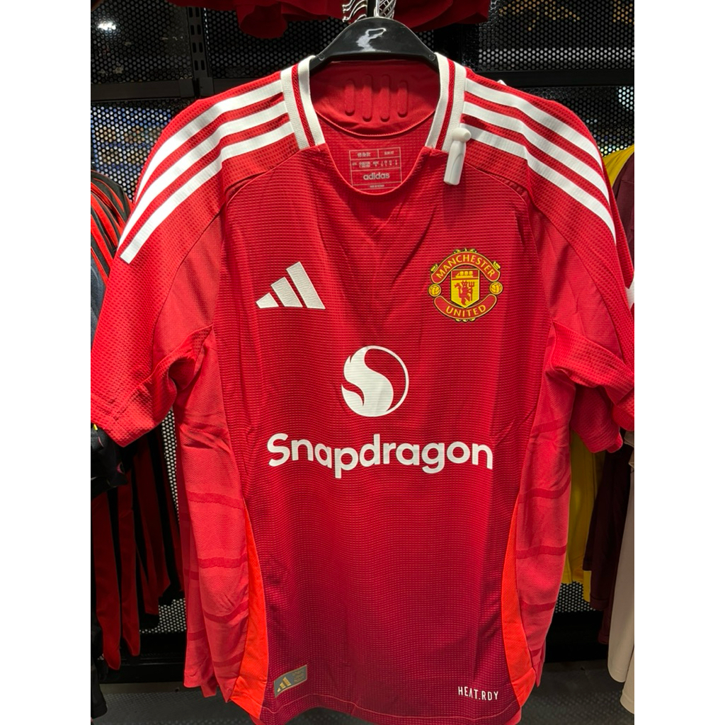 manchester united home 2024 player issue authentic