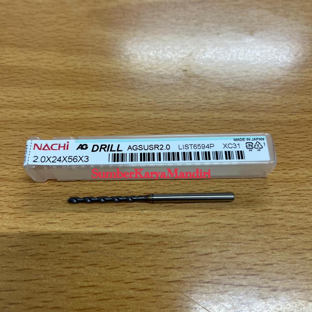 Mata Bor Untuk Stainless Steel AG-SUSR Nachi Japan 2MM
