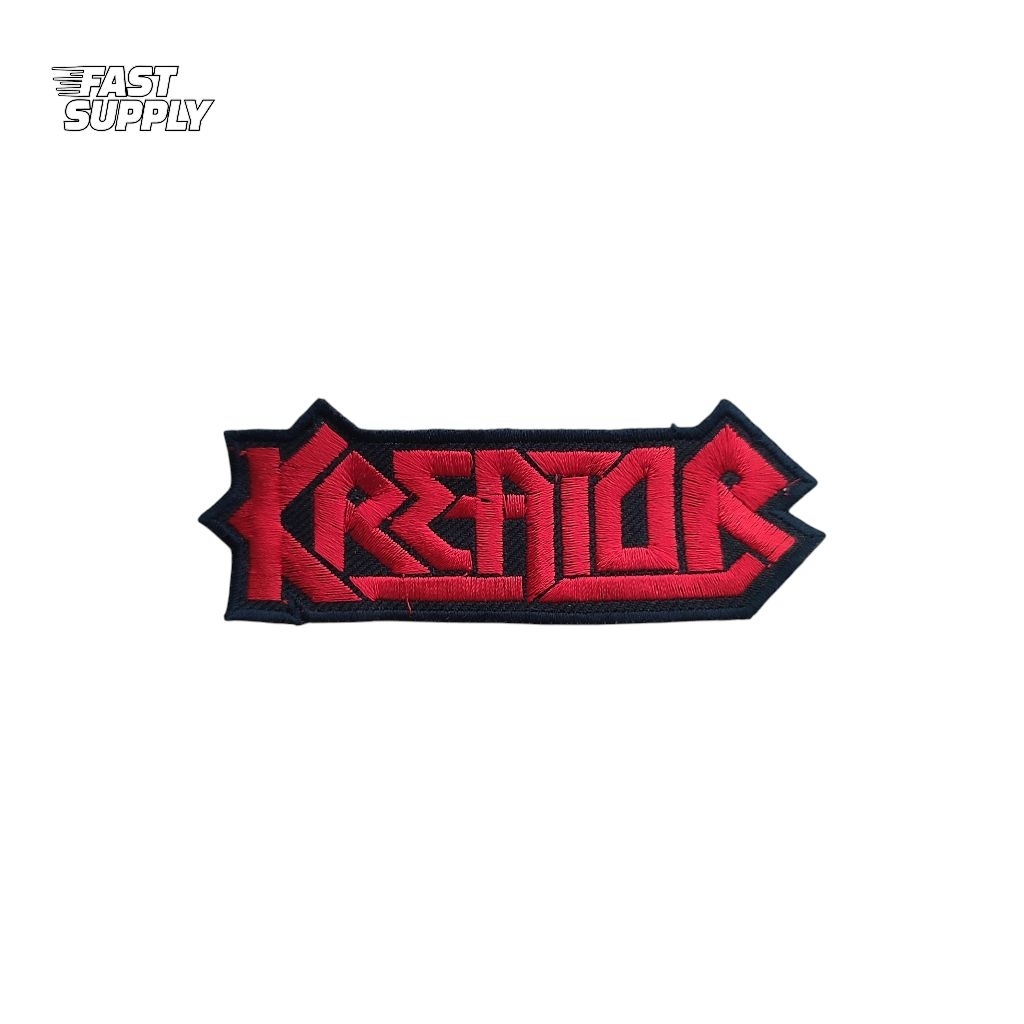 PATCH BORDIR EMBLEM KREATOR MERAH