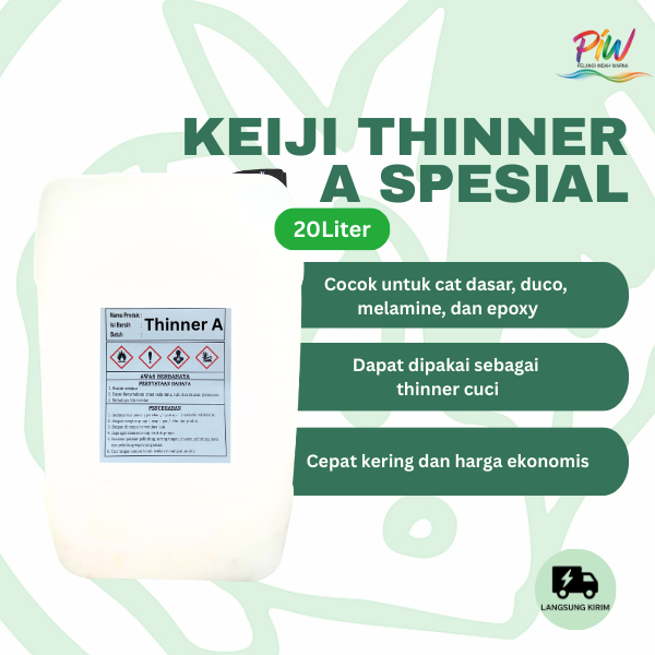 [Thinner A] Keiji Thinner A Spesial - 20 liter | thinner cuci washing