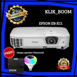 Epson EB-X11 Proyektor Presentasi Putih 2600 Lumens XGA