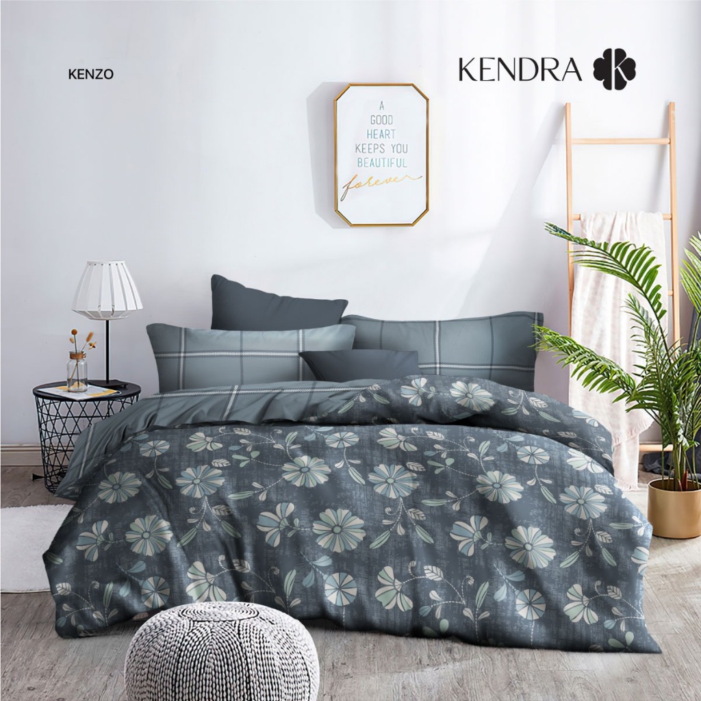 Custom Kendra Sprei Set 140x200 / 140x180 Tinggi 30 cm Microtex Disperse Lembut Halus Tidak Luntur