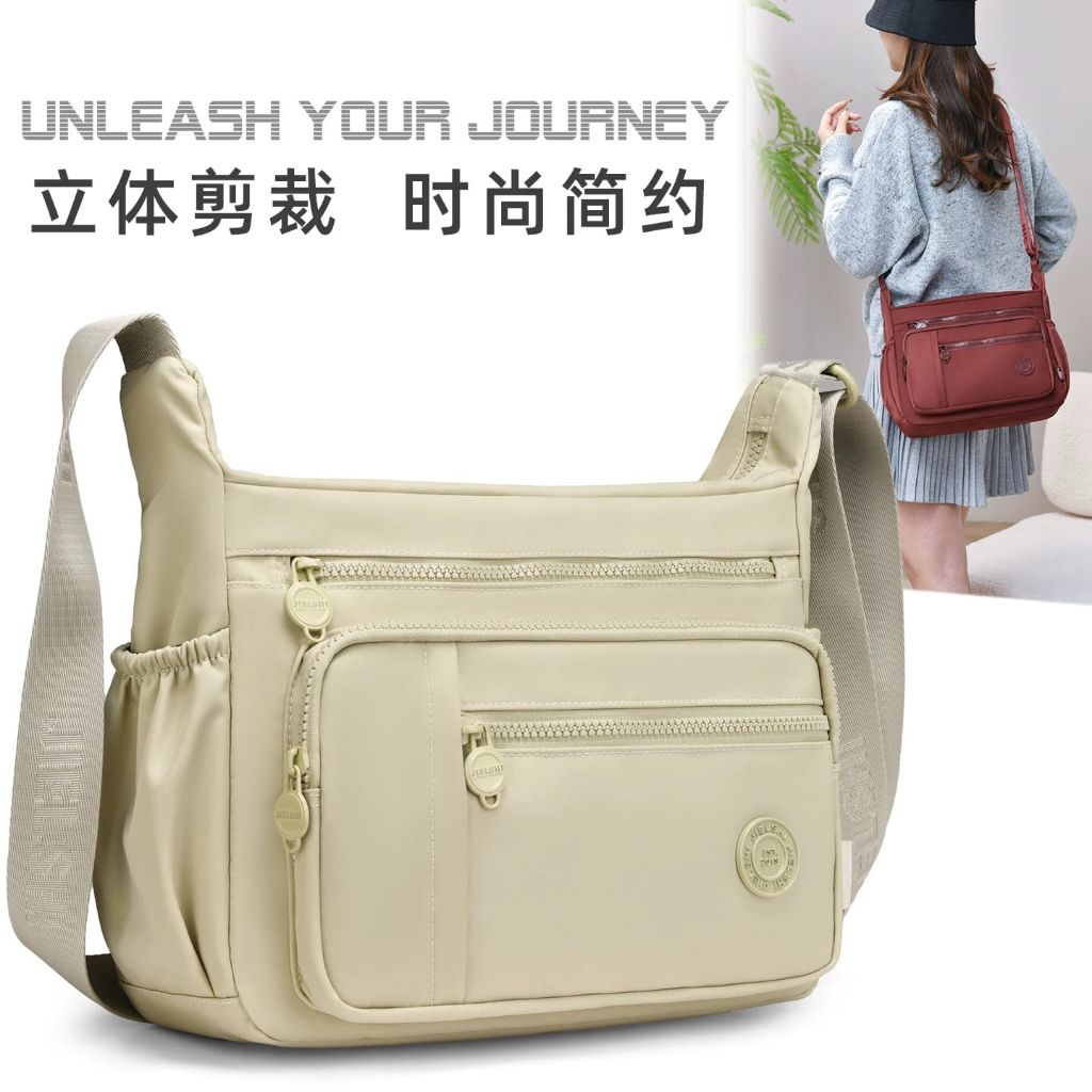 JIELSHI 9753# Tas selempang wanita sling bag cewek bahan parasut Premium