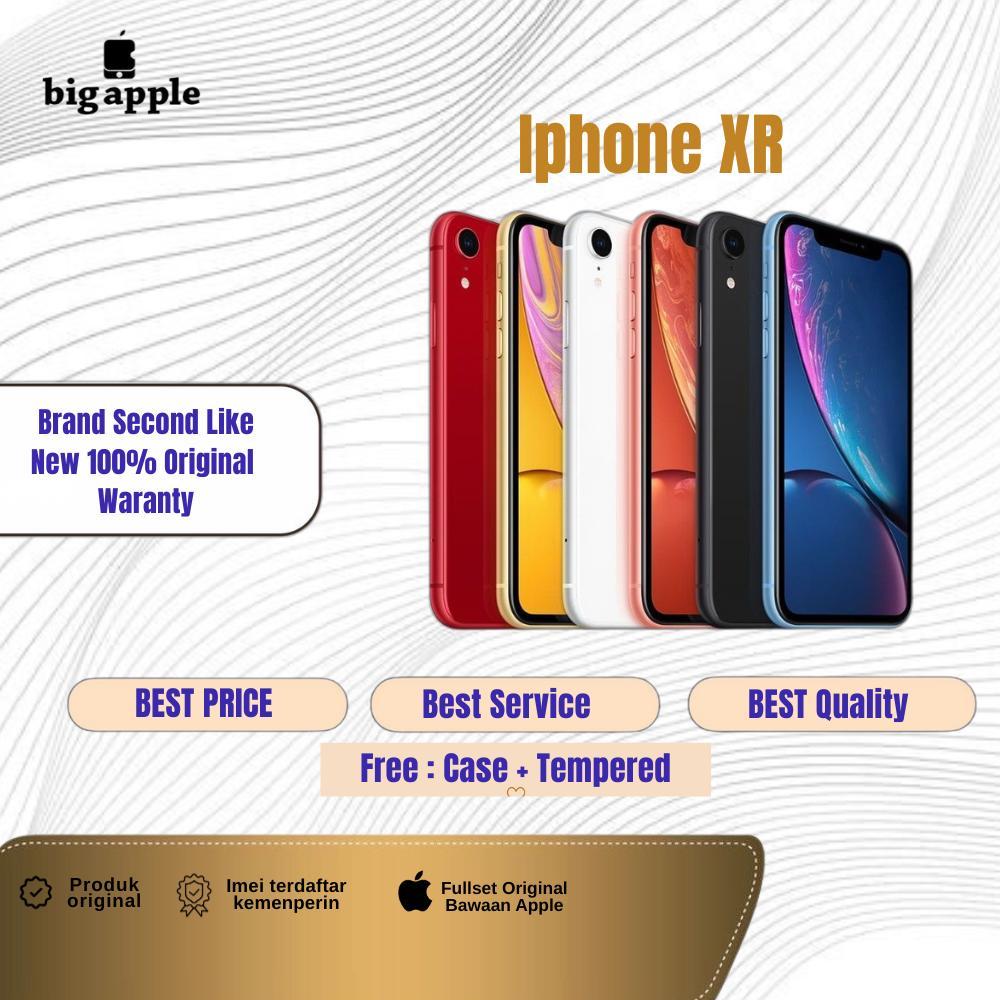 SECOND LIKE NEW iPhone XR 64GB 128GB Red , White , Black ,Yellow , Blue , Coral