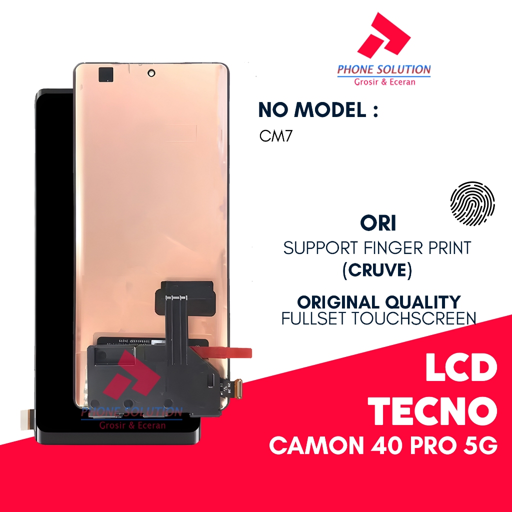 LCD Tecno Camon 40 Pro 5G - Fullset Touchscreen Original