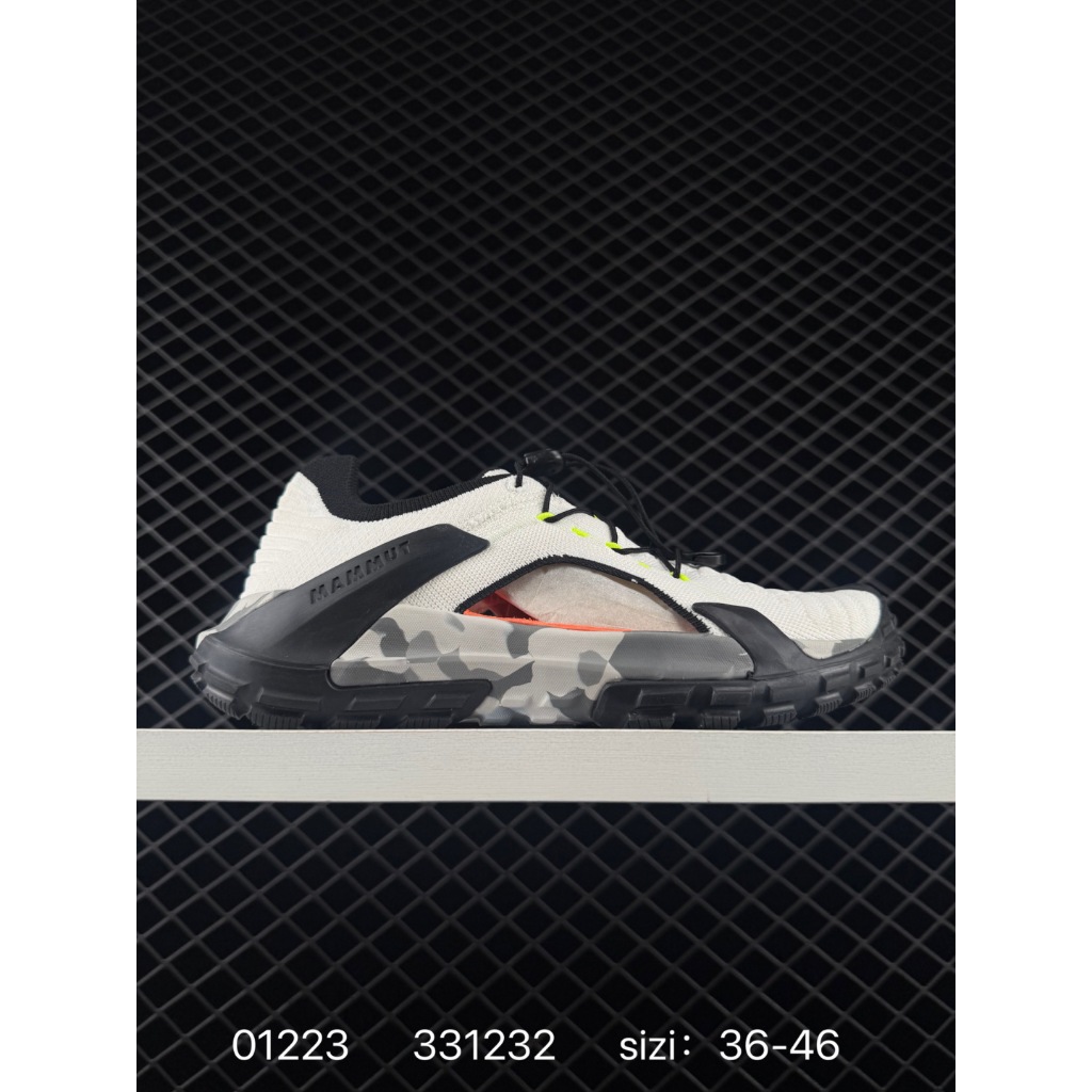 MAMMUT Hueco Knit II Low Nyaman dan serbaguna Anti-selip dan tahan lama Sepatu kasual low-top