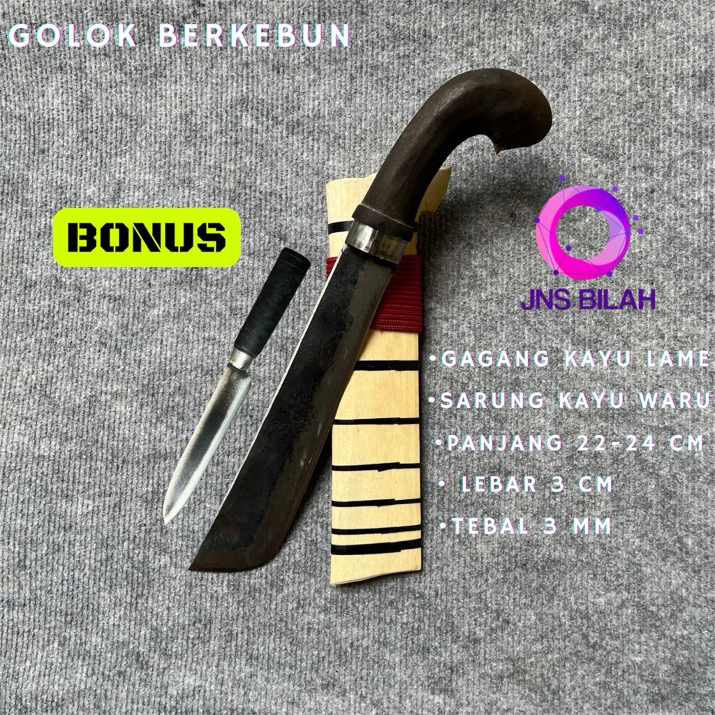 paket hemat Gocil/pisau berkebun serbaguna dan pisau dapur khas Banten COD se indonesia