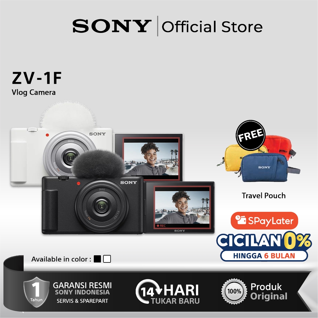 Sony ZV1F Sony ZV-1F Sony ZV 1F Vlogging Camera