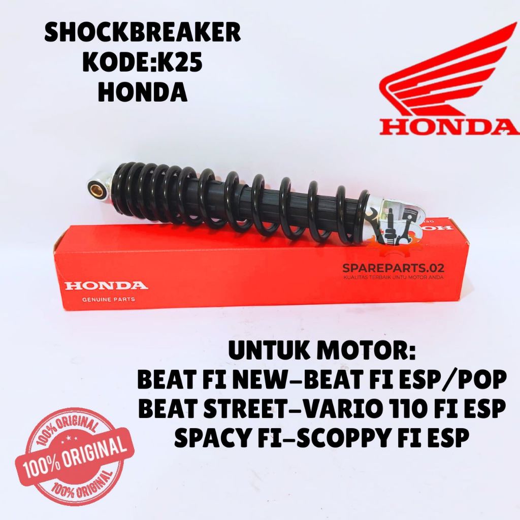 SHOCKBREAKER ORIGINAL HONDA KODE K25, SHOCKBREAKER BEAT FI NEW, SHOCKBREAKER BEAT FI ESP/POP, SHOCKB
