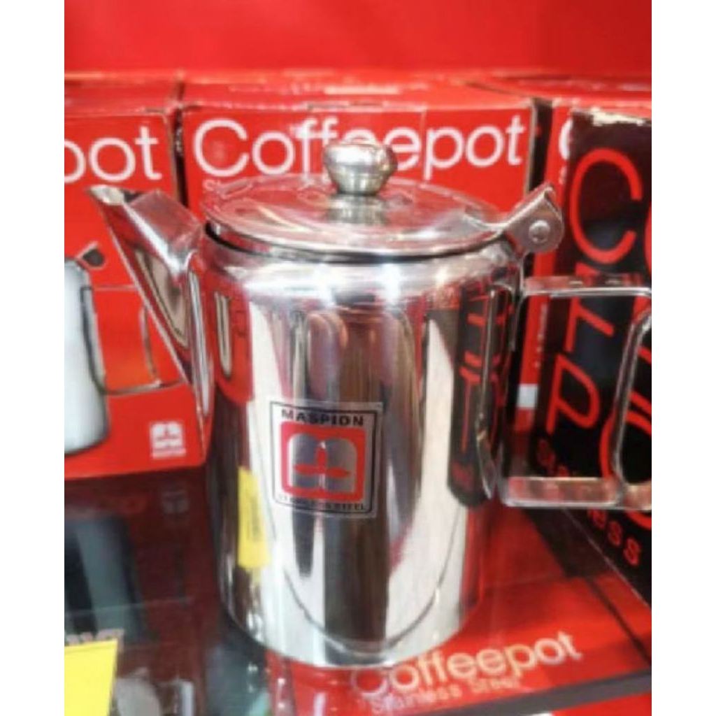TEKO KOPI/TEH POT C MASPION 0.7L STAINLESS STEEL