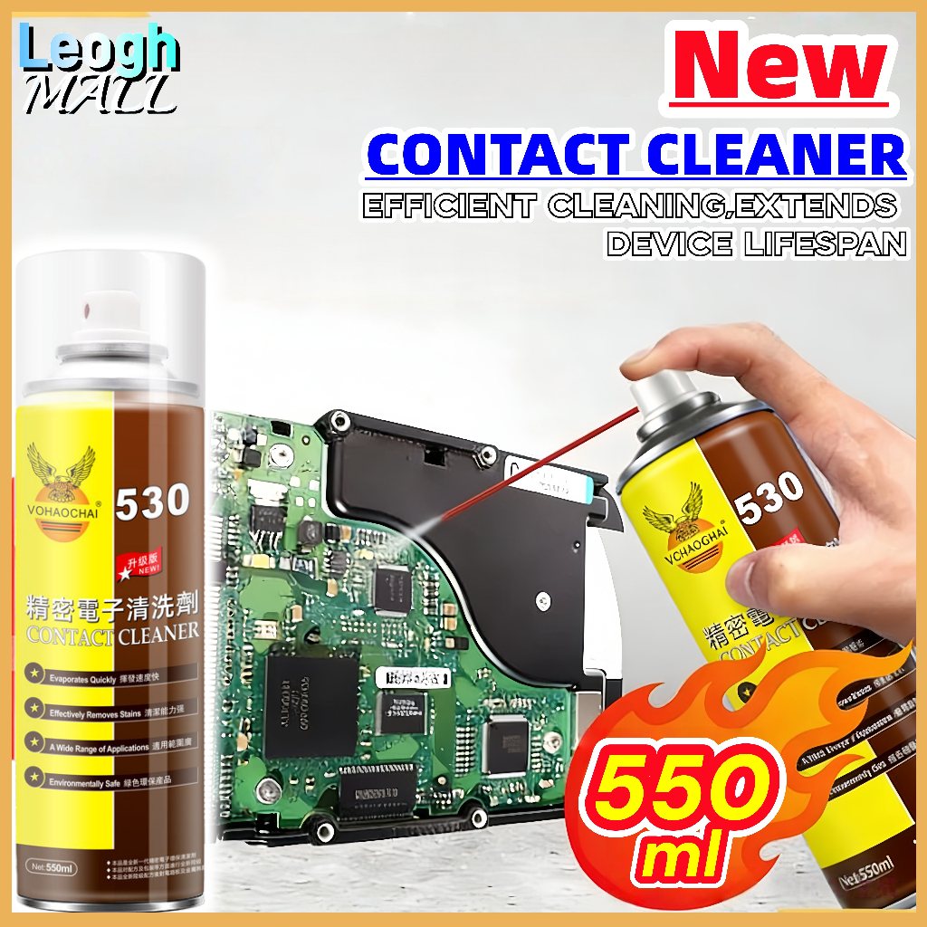 Contact cleaner pembersih laptop & pcb potensio komponen mainboard karat elektronik semprot