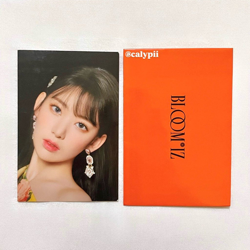 IZ*ONE BLOOM*IZ SAKURA MESSAGE CARD PHOTOCARD